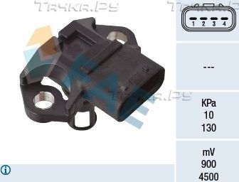 Датчик абсолютного давления (ДАД, MAP) FAE для Toyota Yaris III 2012-2014. Артикул 15178