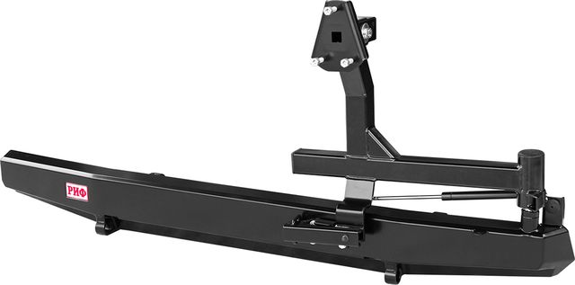 Бампер силовой РИФ задний с калиткой, без квадрата под фаркоп стандарт для УАЗ Буханка 3741, 3909, 2206, 3962 1990-2026. Артикул RIF452-21200