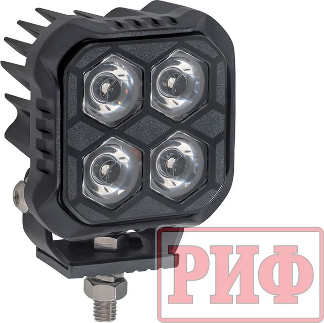 Фара светодиодная дальнего света РИФ 72x72x48 мм 20W LED. Артикул W1420S-HF