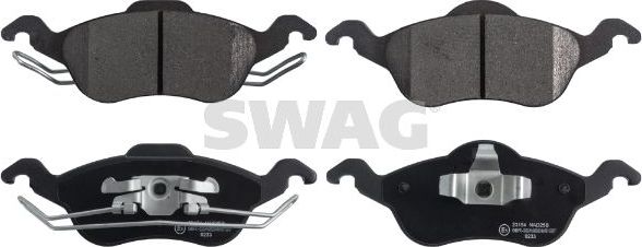 Тормозные колодки SWAG. Артикул 50 91 6279