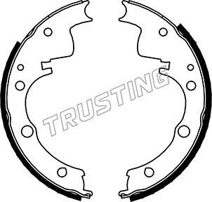 Тормозные колодки Trusting задние для IVECO Daily II 1991-1999. Артикул 034.087