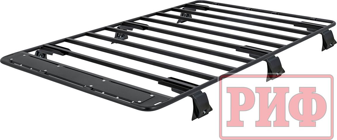 Багажник (платформа) РИФ 1350х2100 мм (высота крепежа 135 мм) для Toyota Land Cruiser 76 2007-2026. Артикул RIF070-roof4