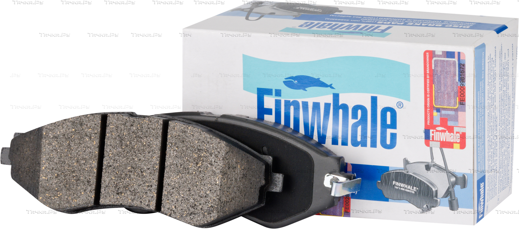 Тормозные колодки Finwhale передние для Daewoo Nubira III 2003-2004. Артикул V1007