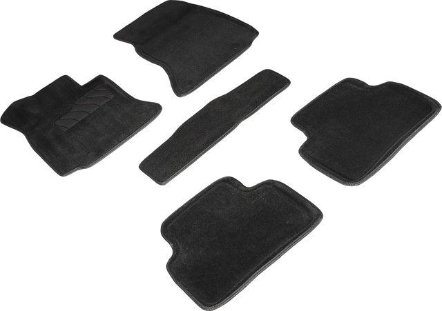 Коврики Seintex 3D ворсовые для салона Mercedes-Benz C-Класс W206 2021-2026 ЧЕРНЫЕ. Артикул 96627