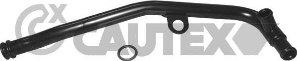 Патрубок радиатора (системы охлаждения) Cautex для Opel Combo C 2001-2011. Артикул 955493