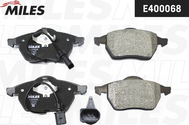 Тормозные колодки Miles (Low-Metallic). Артикул E400068