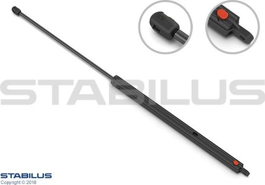 Амортизатор (упор) капота Stabilus Lift-O-Mat®. Артикул 1383BM