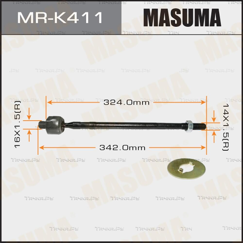 Рулевая тяга Masuma правая/левая для Hyundai Trajet I 2000-2008. Артикул MR-K411