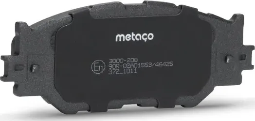 Колодки тормозные передние к-кт (Metaco). Артикул 3000208