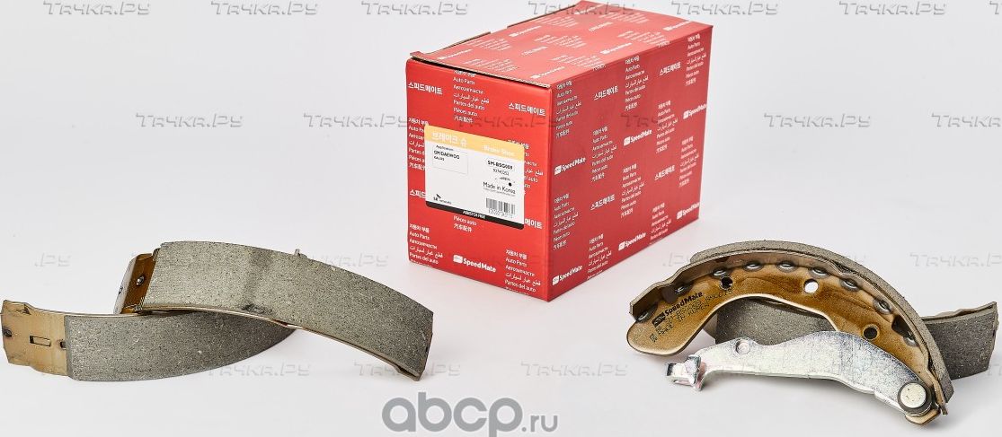 Тормозные колодки SpeedMate задние для Chevrolet Aveo II 2011-2015. Артикул SM-BSG009