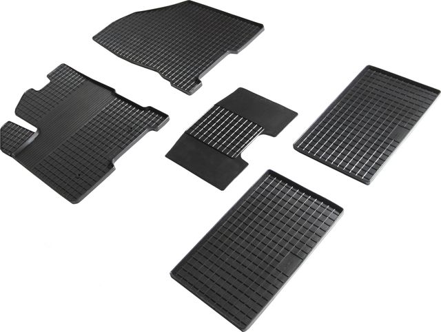 Коврики резиновые Seintex с узором сетка для салона Lada Vesta 2017-2026. Артикул 90630