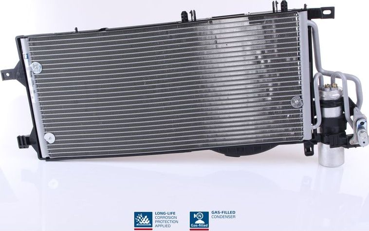 Радиатор кондиционера (конденсатор) Nissens (алюминий). Артикул 94548