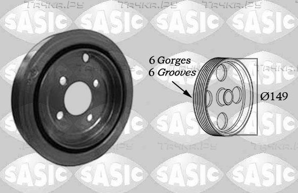 Шкив коленвала Sasic для Peugeot Expert I 2000-2006. Артикул 2150018