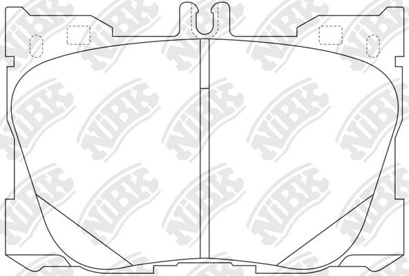 Тормозные колодки NiBK. Артикул PN0695