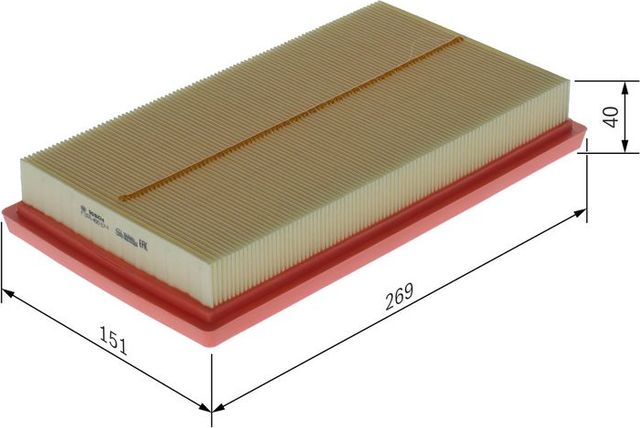 Воздушный фильтр Bosch для Lexus UX I 2018-2026. Артикул F 026 400 674