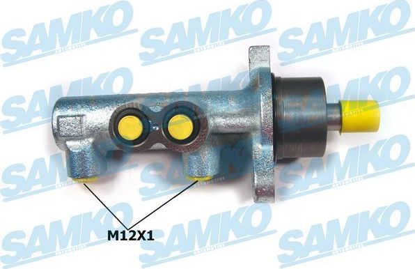 Тормозной цилиндр главный Samko (Серый чугун) для Opel Combo C 2001-2012. Артикул P30124