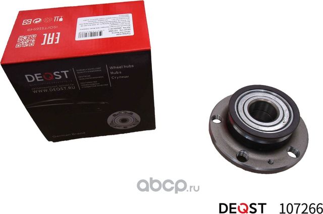 Ступица колеса в сборе с подшипником задняя SKODA RAPID (NH3) (Deqst) Deqst. Артикул 107266