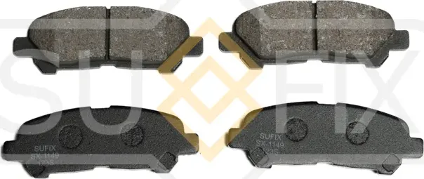 Колодки тормозные дисковые | зад прав/лев | (Sufix). Артикул SX-1149