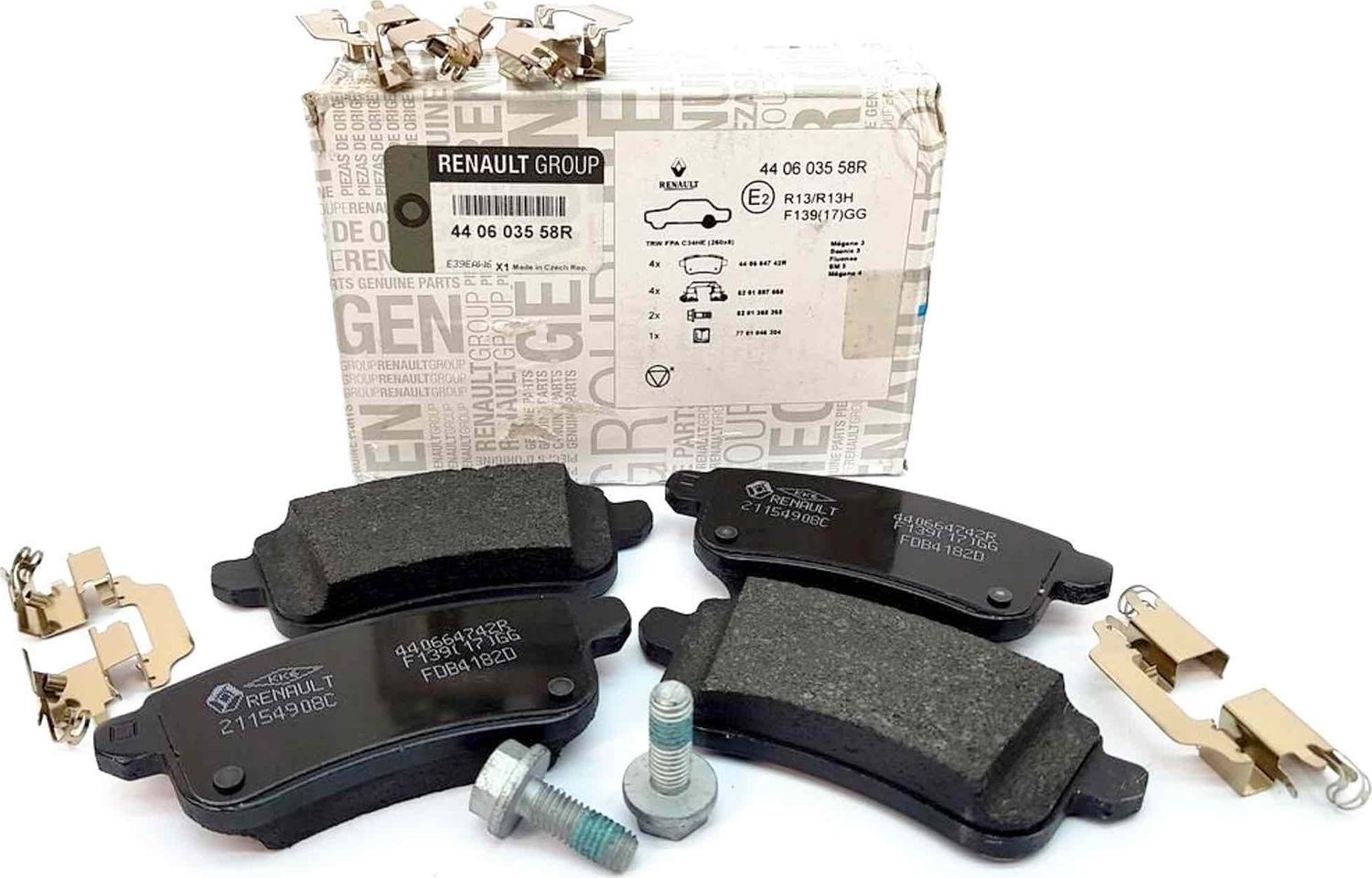 Тормозные колодки Renault. Артикул 440603558R