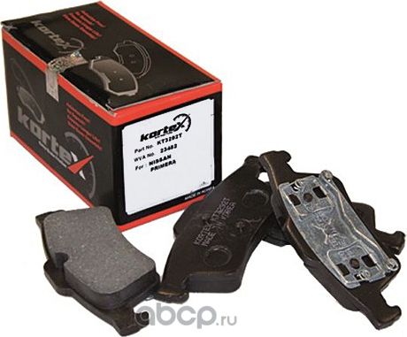 Колодки тормозные задние (Kortex). Артикул KT3292T