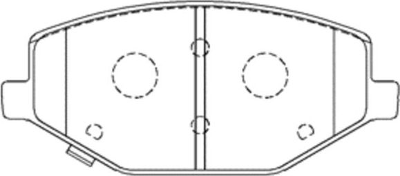 Тормозные колодки CTR. Артикул GK1536
