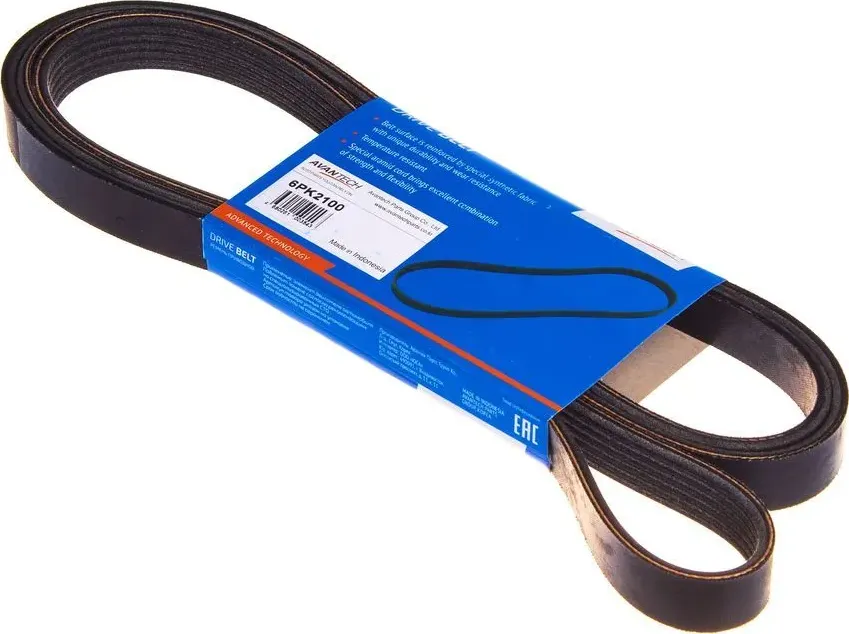 Ремень ручейковый 6PK2100 (Avantech). Артикул 6PK2100