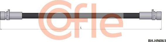 Тормозной шланг Cofle. Артикул 92.BH.HN063