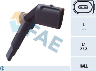 Датчик ABS FAE передний/задний правый/левый для Audi A8 III (D4) 2009-2018. Артикул 78090