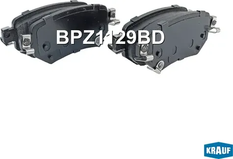 Колодки тормозные дисковые Krauf. Артикул BPZ1129BD