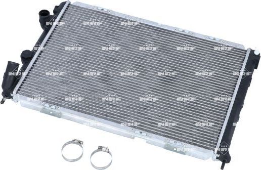 Радиатор охлаждения двигателя NRF (алюминий) для Renault Megane I 1996-2003. Артикул 509503