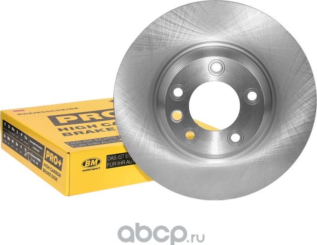 Диск тормозной высокоуглеродистый вентилируемый передний (BM). Артикул WIP0018