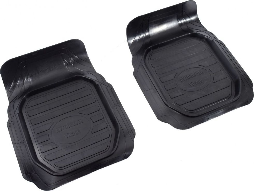 Коврики универсальные Avtodriver резиновые Вираж передние для салона . Артикул ADRU005
