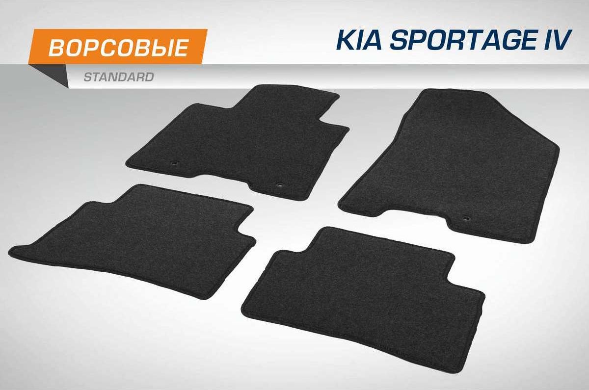 Коврики AutoFlex для салона Kia Sportage IV 2016-2026. Артикул 4280201