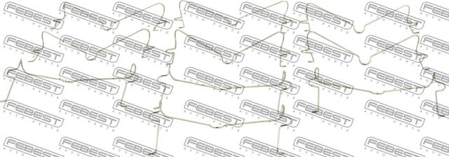 Пружина прижимная тормозных колодок pcs 10 Febest. Артикул 0103-002-PCS10