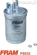 Топливный фильтр Fram для Ford Mondeo III 2000-2002. Артикул P8935