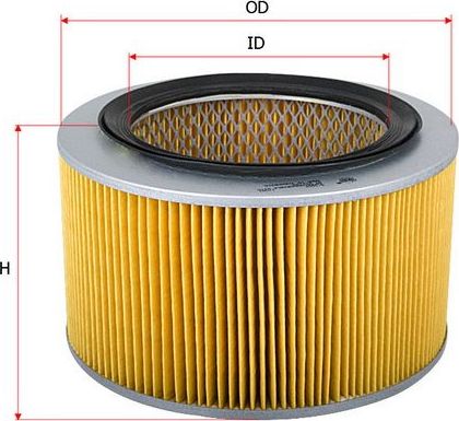 Воздушный фильтр Sakura. Артикул A-1007