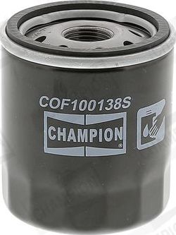 Масляный фильтр Champion для Toyota Auris II 2015-2018. Артикул COF100138S