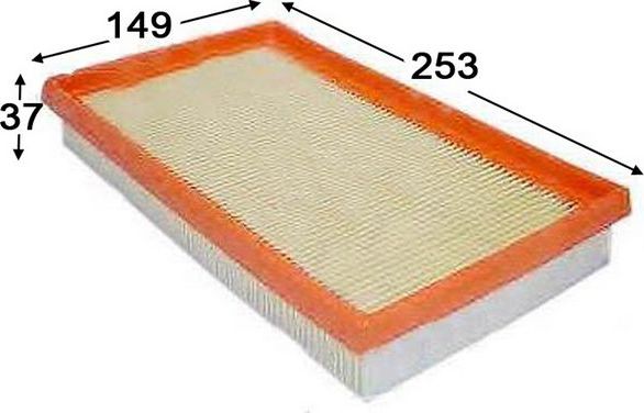 Воздушный фильтр JS Asakashi. Артикул A9507