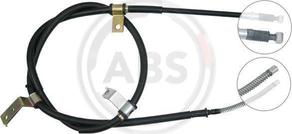 Трос ручника (тросик ручного тормоза) ABS. Артикул K19987