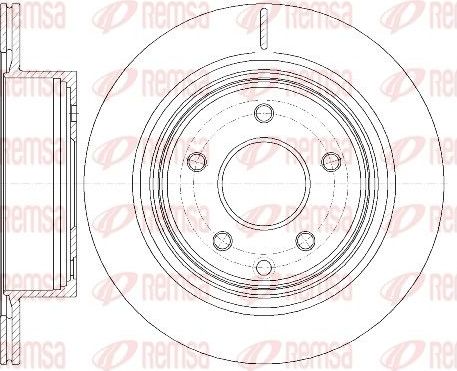 Тормозной диск Remsa. Артикул 6998.10