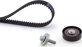 Ремень ГРМ с роликами (комплект) Gates PowerGrip® для Renault Sandero II 2009-2026. Артикул K015662XS