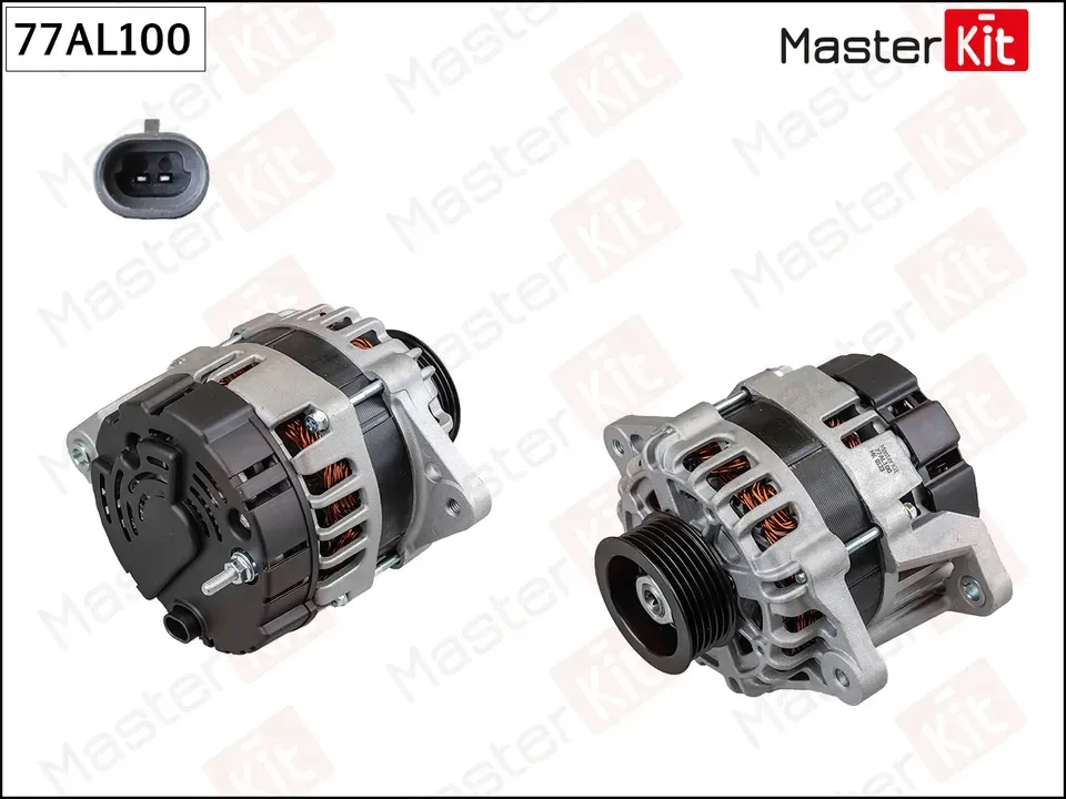 Генератор CHEVROLET AVEO 03- T200 80A (Master KIT) Master KIT. Артикул 77AL100