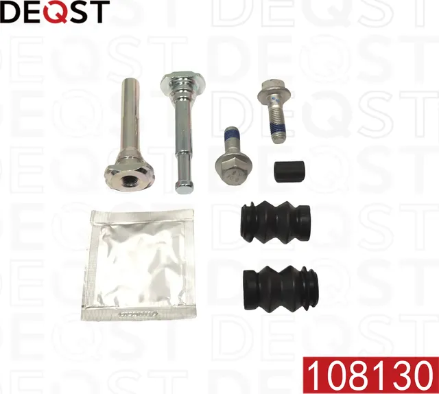 Комплект направляющих тормозного суппорта (направляющая O 12mm  суппорт Bosch). FORD Transit 06-14 / (Deqst). Артикул 108130