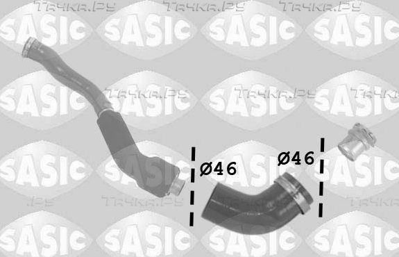 Патрубок интеркулера Sasic. Артикул 3334042