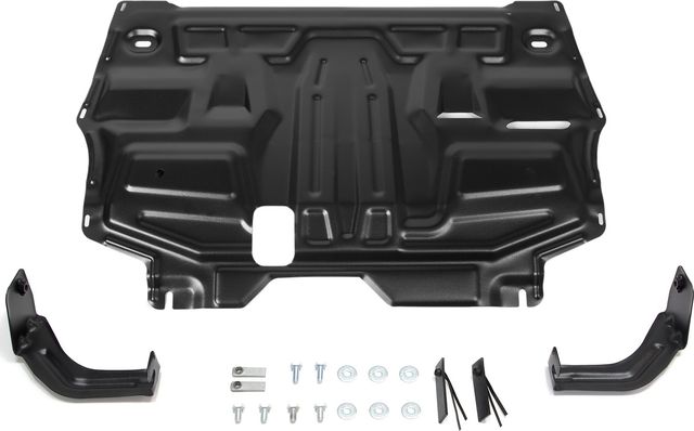 Защита AutoMax для картера и КПП Skoda Rapid I поколение 2013-2020. Артикул AM.5842.2