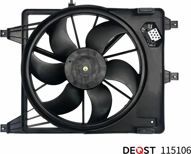 Вентилятор радиатора двигателя RENAULT LOGAN (LS) 09.04 (Deqst). Артикул 115106