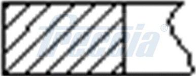 Поршневые кольца Freccia для Toyota Corolla E140, E150 2008-2014. Артикул FR10-968900