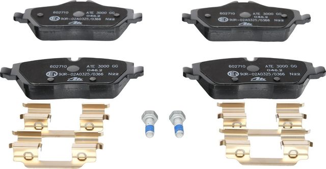 Тормозные колодки ATE передние для MINI Roadster R59 2012-2015. Артикул 13.0460-2710.2