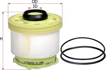 Топливный фильтр Sakura. Артикул F-17011