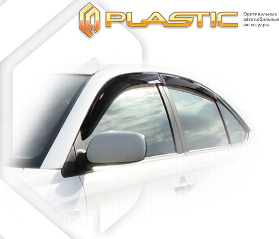Дефлекторы СА Пластик для окон (Classic полупрозрачный) Toyota Allion T240 2001-2007. Артикул 2010030301655